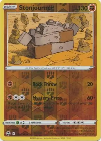 Silver Tempest Stonjourner #101/195 reverse holo
